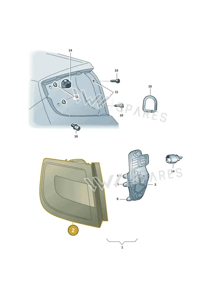 6V9945712 — Skoda Fabia (2014-2022) diagram 797945000, position 2