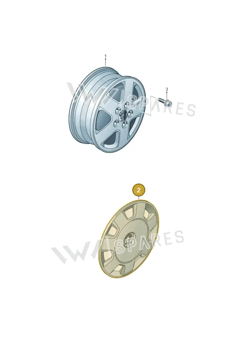 6VA071455 — Skoda Fabia (2021-2022) diagram 722071700, position 2