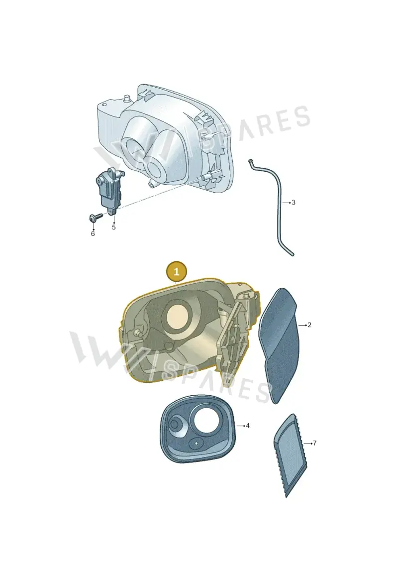 6VA809702 — Skoda Fabia (2021-2022) diagram 584809070, position 1