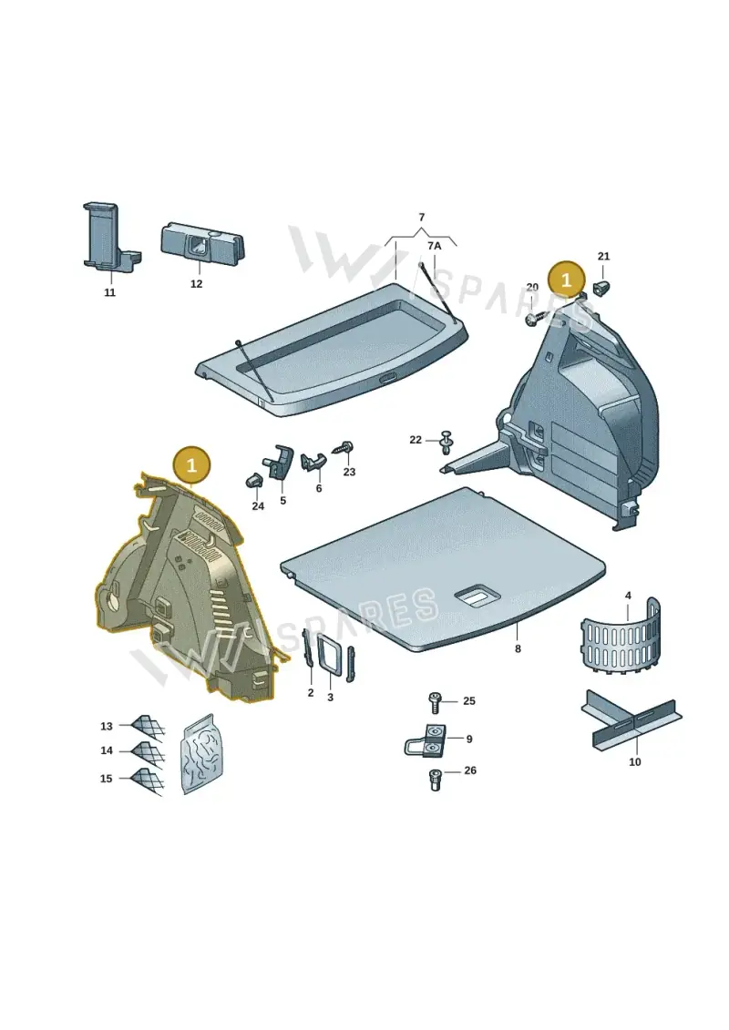 6VA867428A9B9 — Skoda Fabia (2021-2022) diagram 6vn867080, position 1