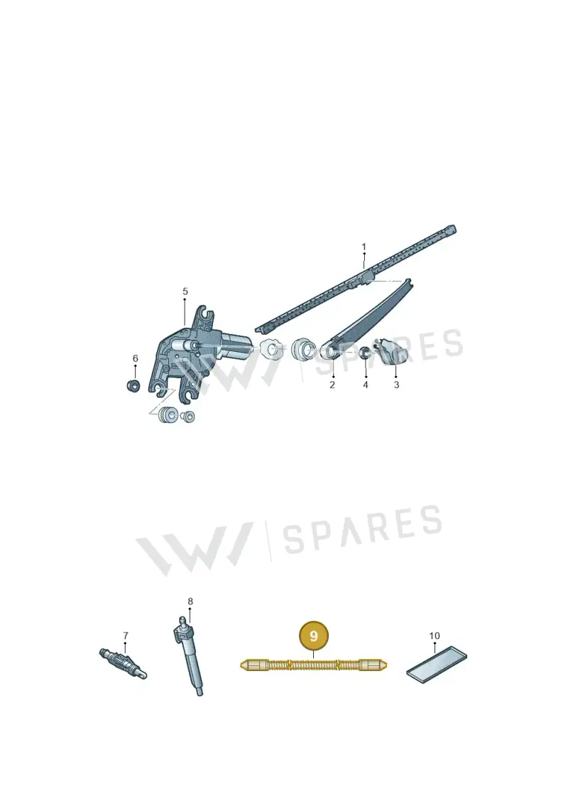 6VA955663E — Skoda Fabia (2021-2022) diagram 584955030, position 9