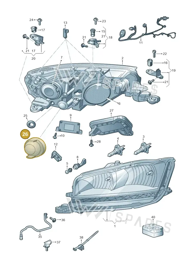 6VA998295A — Skoda Fabia (2014-2022) diagram 797941011, position 26