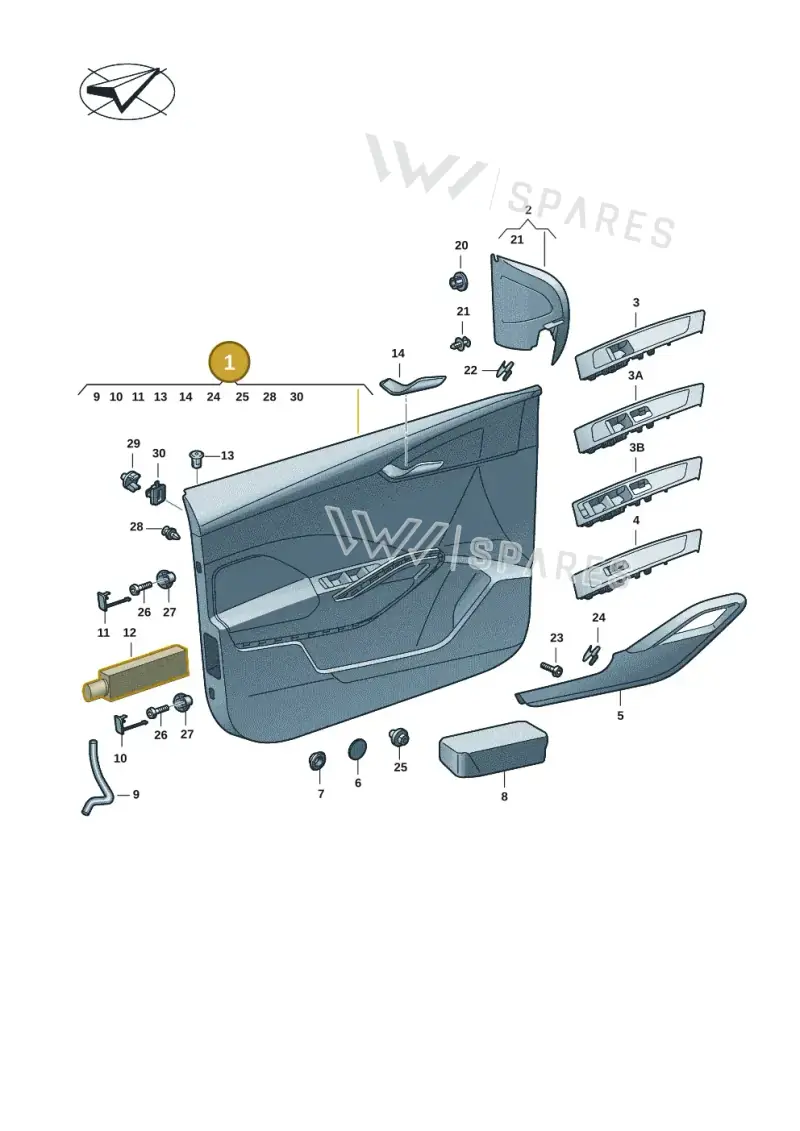 6VB867013BSTMK — Skoda Fabia (2021-2022) diagram 6vn867000, position 1