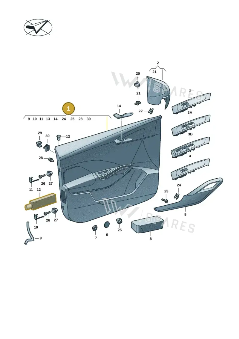 6VC867013AHTMK — Skoda Fabia (2021-2022) diagram 6vn867000, position 1
