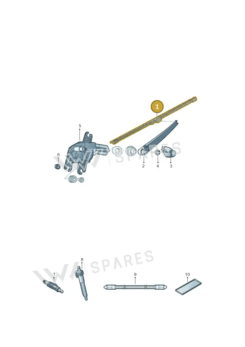 6VE955425 — Skoda Fabia (2021-2022) diagram 584955030, position 1