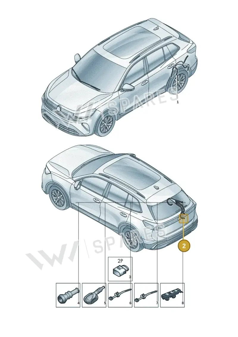 6X0973722G — Skoda Kodiaq (2024-) diagram 57x972700, position 2