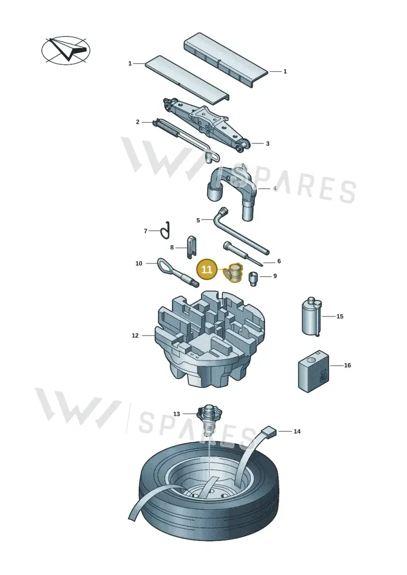 6Y0971037A — Skoda Fabia (2021-) diagram 6vn012000, position 11