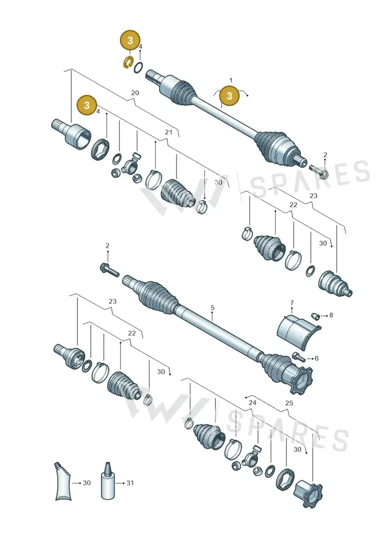 7E0407297 — Skoda Kodiaq (2024-) diagram 827407390, position 3