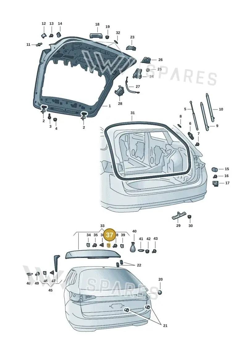 7L0867208A — Skoda Superb Combi (2023-) diagram 3p0827010, position 37