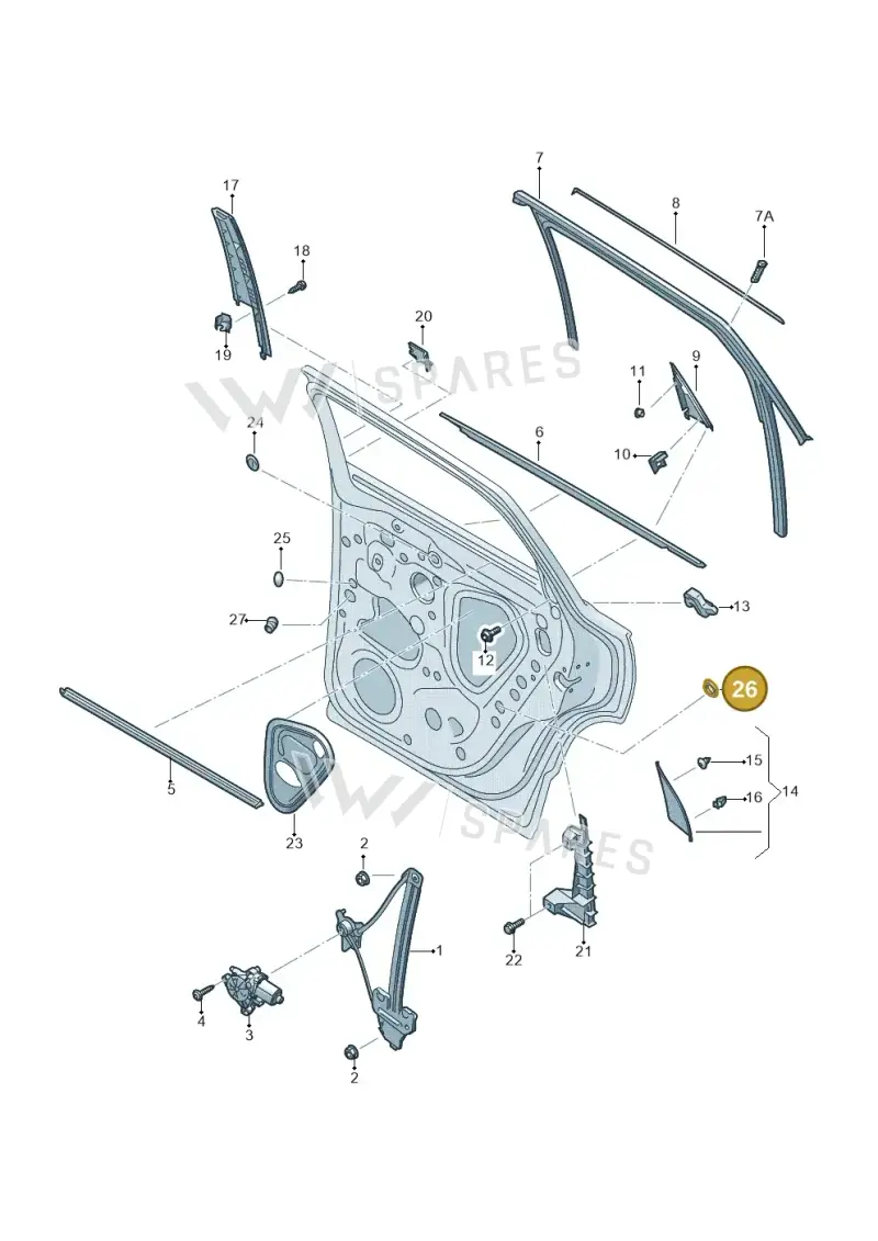 7L0899185 — Skoda Karoq (2017-2022) diagram 893839600, position 26