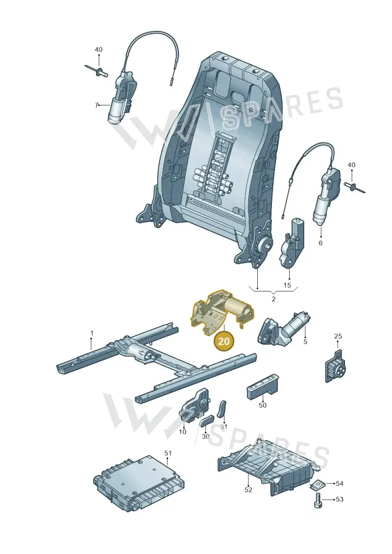 7L0959761A — Skoda Octavia ambiente (2008-2013) diagram 419959200, position 20