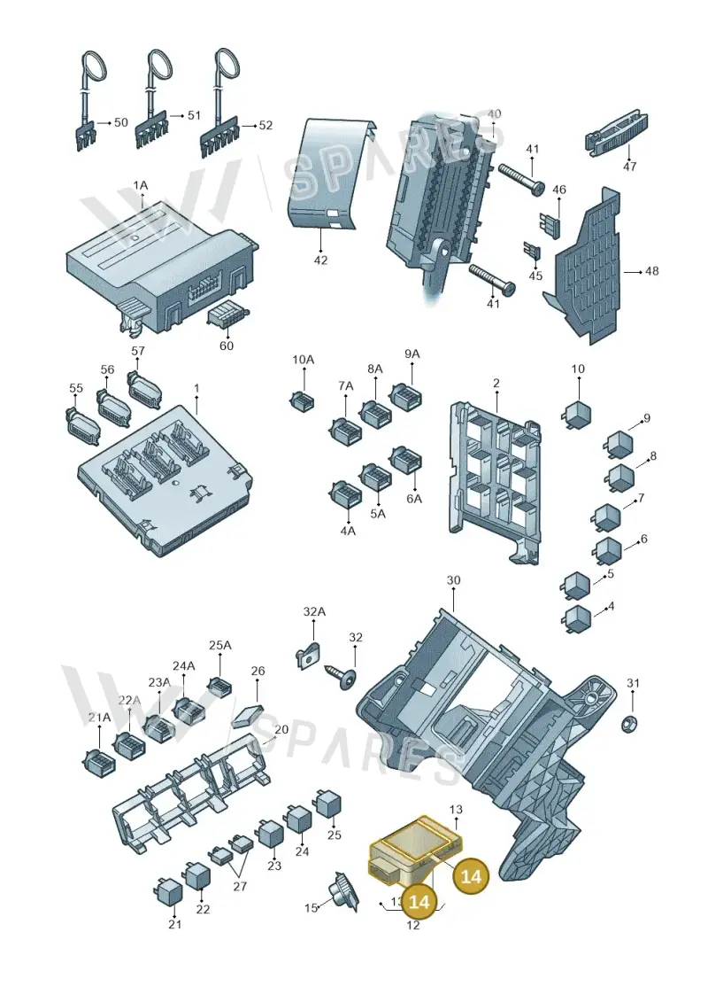 7L6972108 — Skoda Yeti (2013-2017) diagram 779937000, position 14