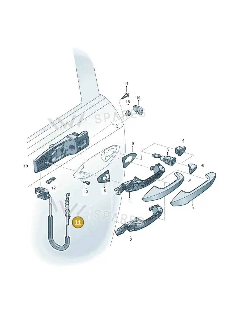 7N0837017B — Skoda Enyaq (2020-) diagram 596837000, position 11