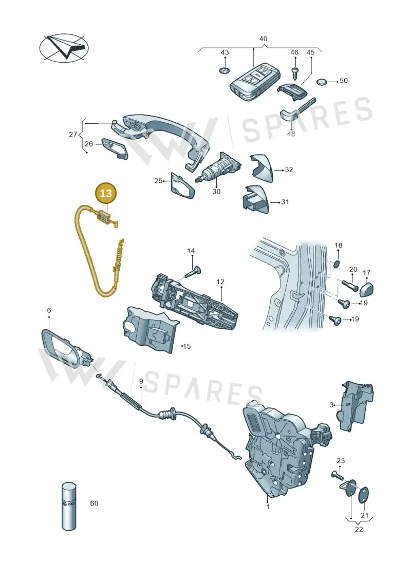 7N0837017B — Skoda Fabia (2021-) diagram 851837000, position 13