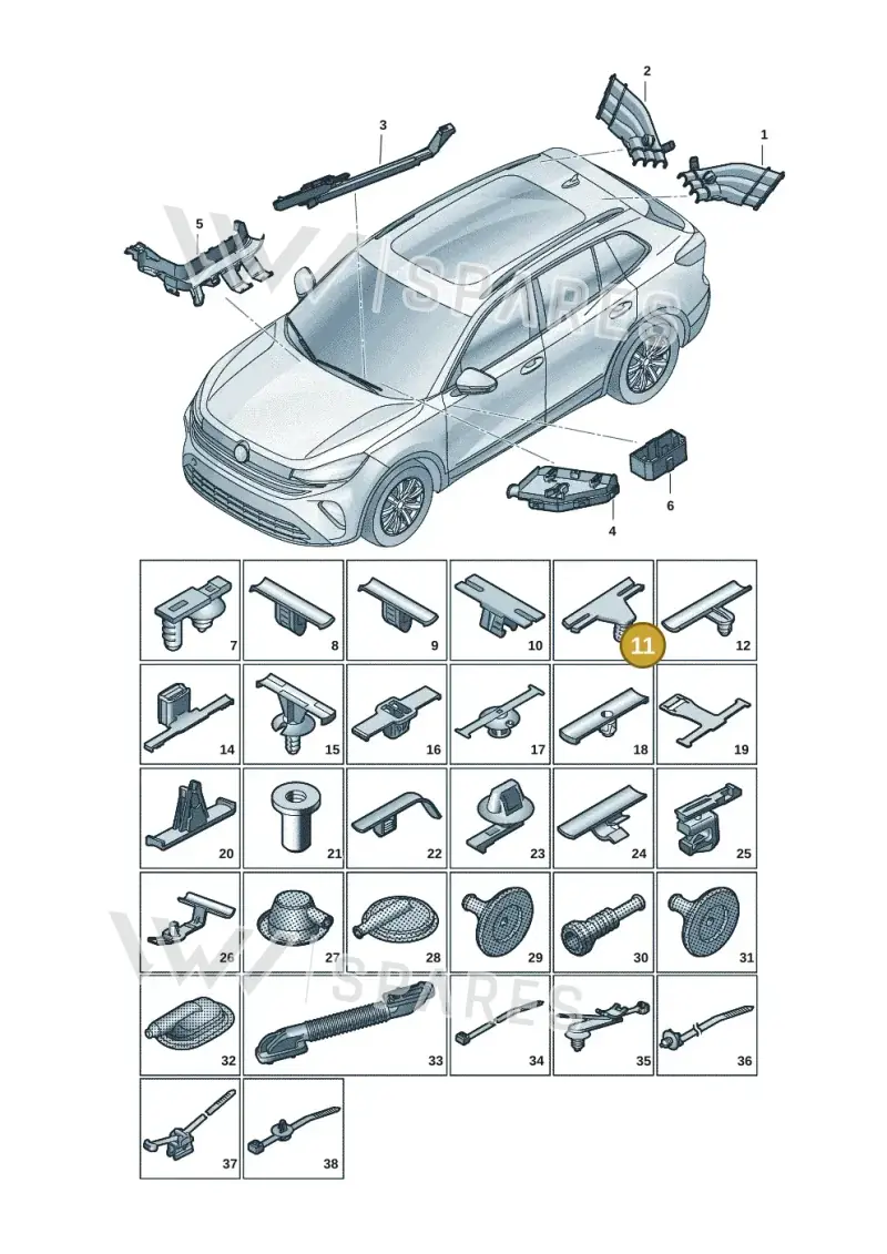 7P0971848 — Skoda Kodiaq (2024-) diagram 57x972001, position 11