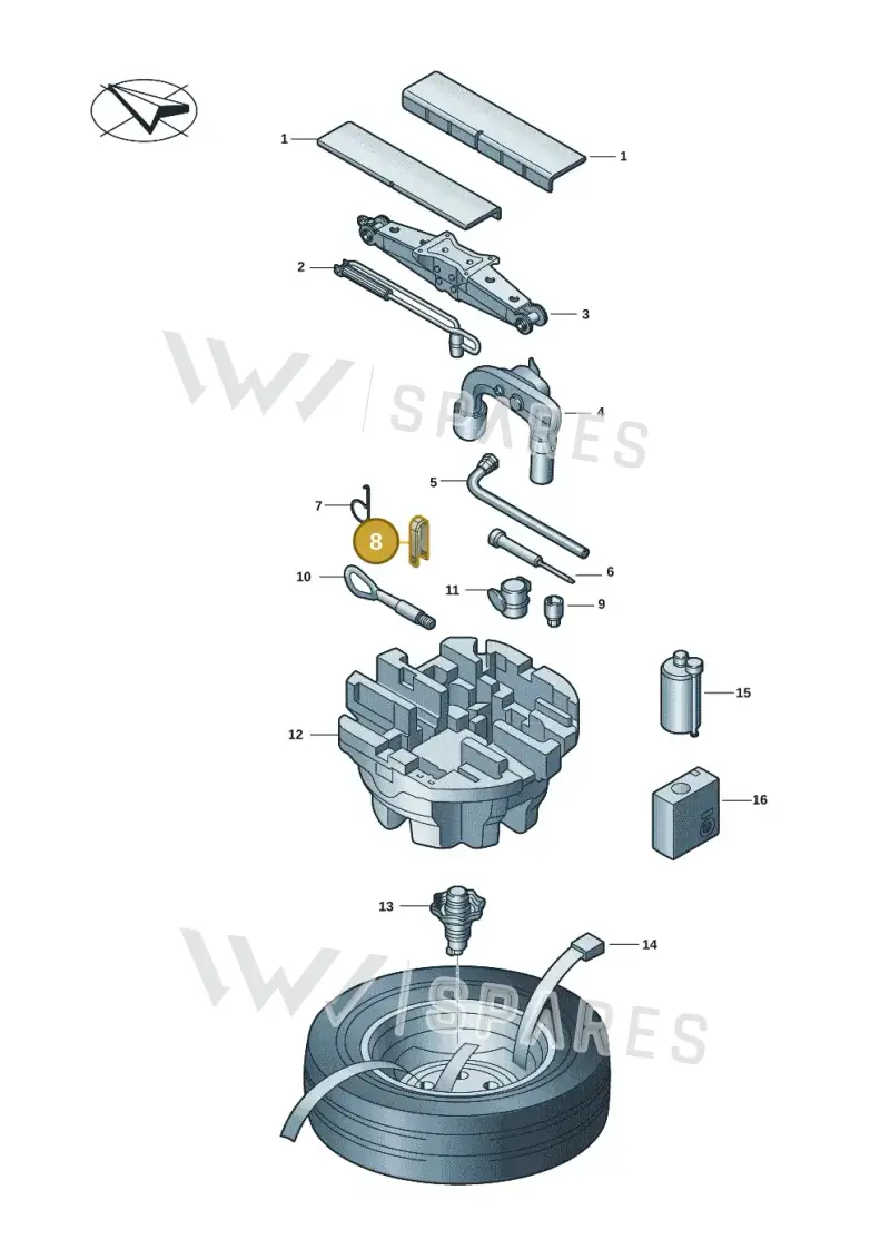 8D0012244A — Skoda Fabia (2021-) diagram 6vn012000, position 8