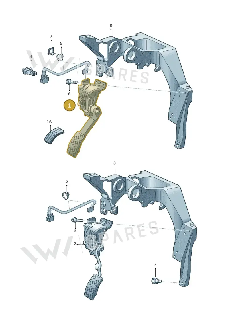 8D1723523P — Skoda SUPERB                 02> (2001-) diagram 265721700, position 1