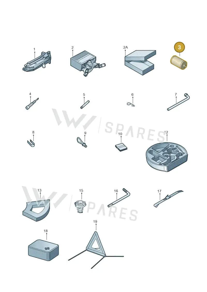 8E0012619 — Skoda Superb (2013-2015) diagram 419011100, position 3