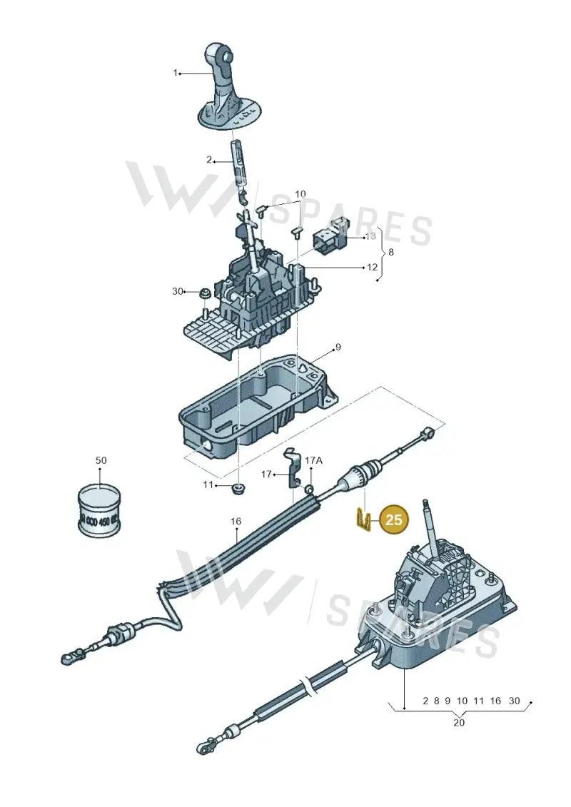 8E0713274 — Skoda Roomster (2010-2015) diagram 697713100, position 25