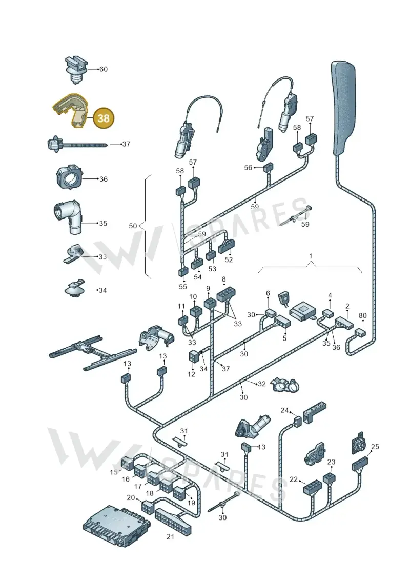 8E0971882 — Skoda Octavia (2017-2020) diagram 663972760, position 38