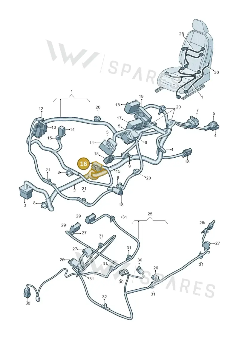 8E0972112A — Skoda Kodiaq (2018-2022) diagram 884972260, position 16