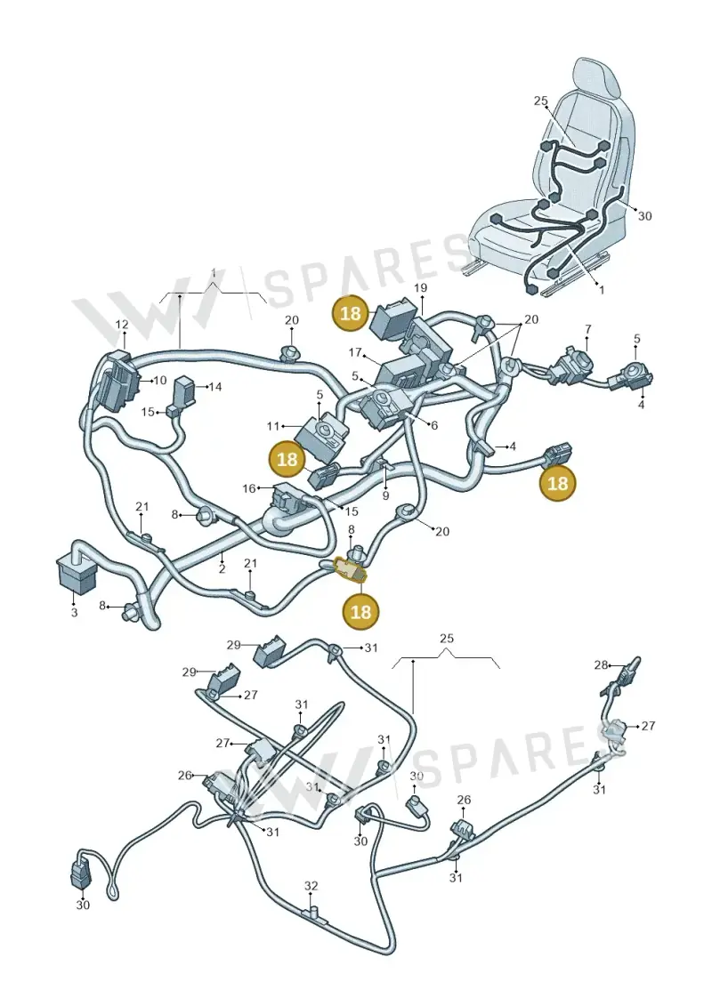 8E0972126 — Skoda Kodiaq (2018-2022) diagram 884972260, position 18
