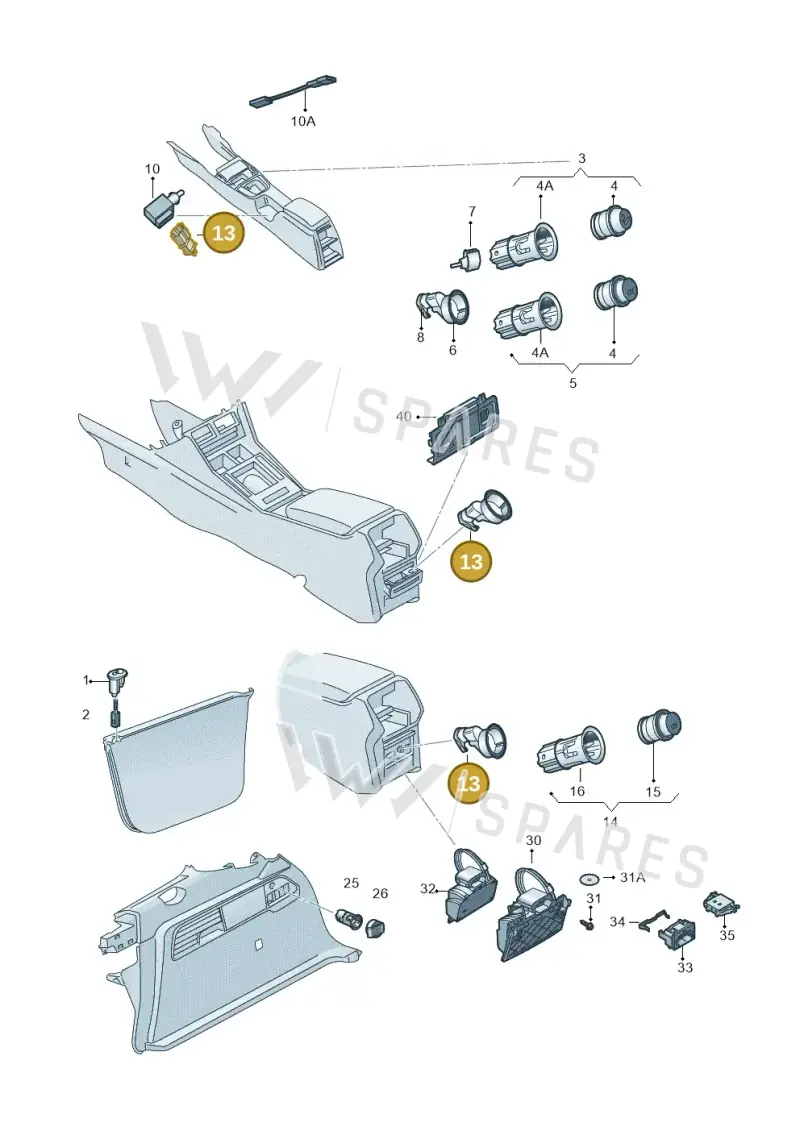 8E0972623 — Skoda Kodiaq (2018-2022) diagram 834919070, position 13