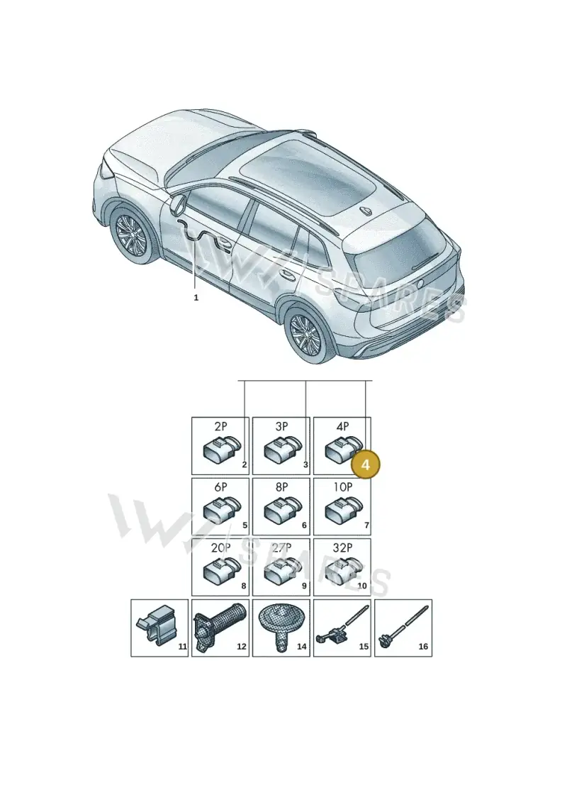 8K0973754 — Skoda Kodiaq (2024-) diagram 57x972300, position 4