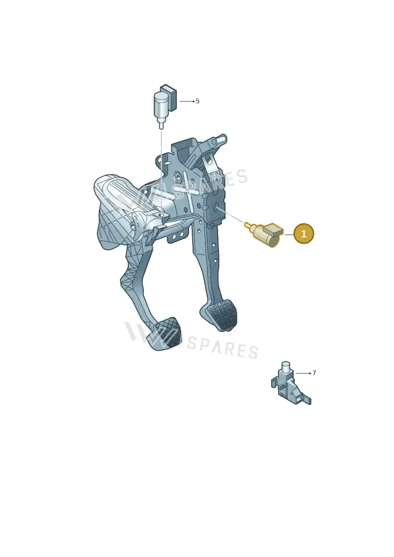 8P0698459B — Skoda Fabia (2021-) diagram 409945500, position 1