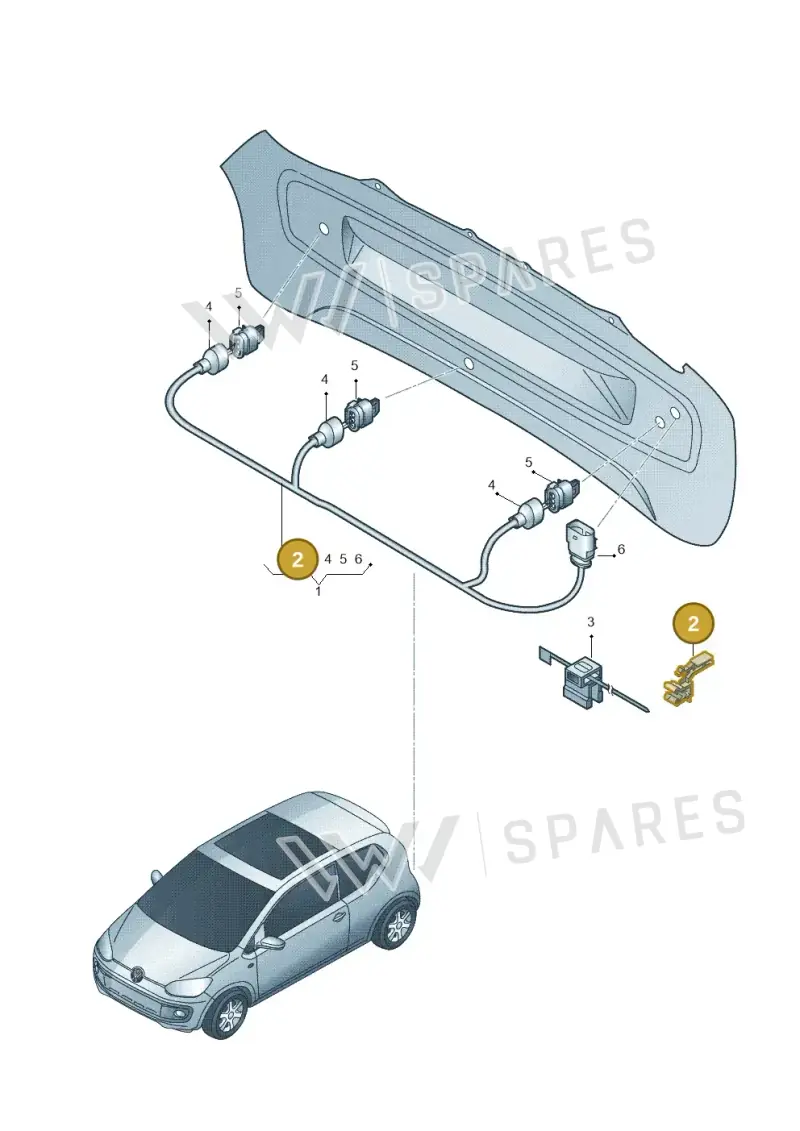 8P0971848L — Skoda Citigo (2019-2021) diagram 723972830, position 2
