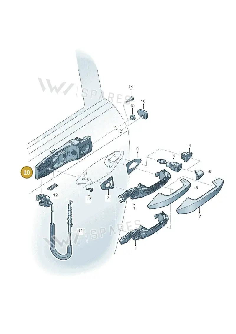 8V0837885 — Skoda Kodiaq (2024-) diagram 596837000, position 10