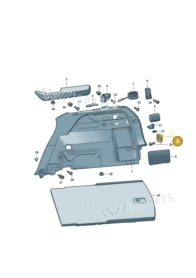 8V0863503F4PK — Skoda Kodiaq (2024-) diagram 57h867080, position 5