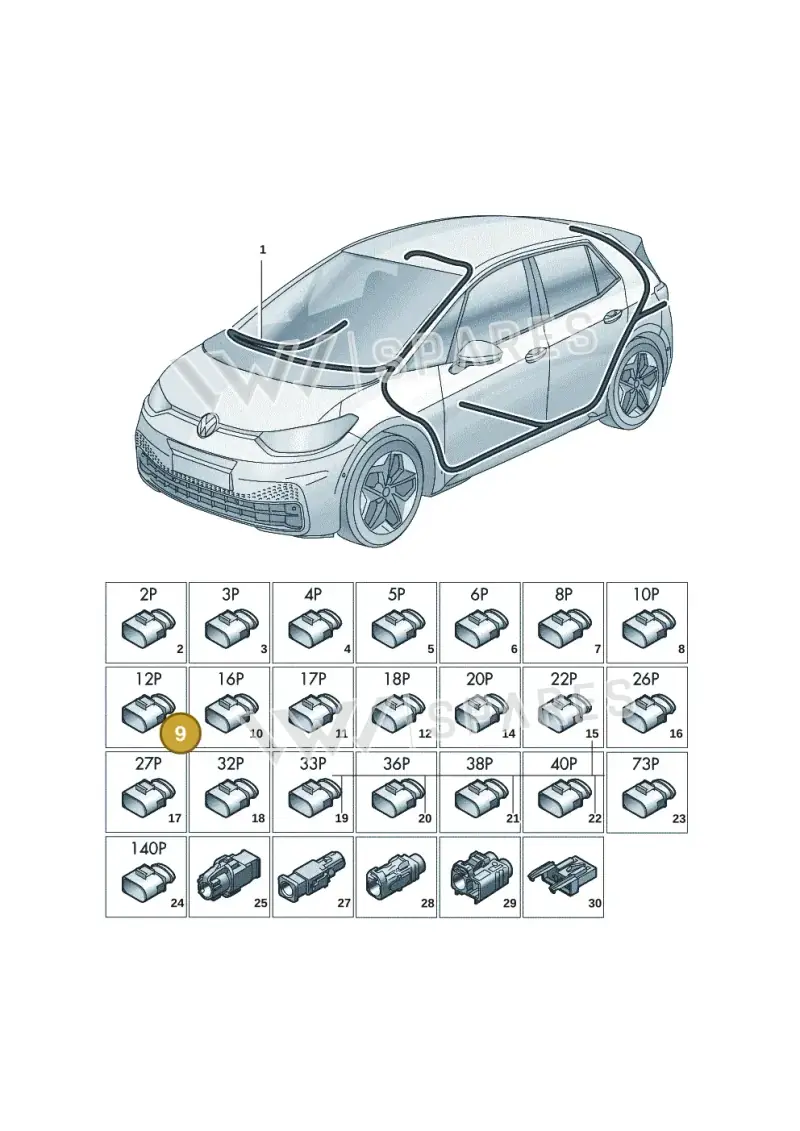 8X0035447B — Skoda Enyaq (2020-) diagram 10a971090, position 9