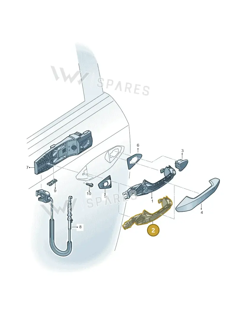 8Y0959122 — Skoda Kodiaq (2024-) diagram 596839000, position 2