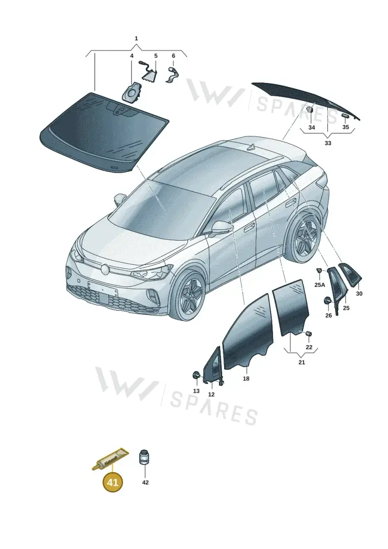 D004660M4 — Skoda Enyaq (2020-) diagram 50a845000, position 41