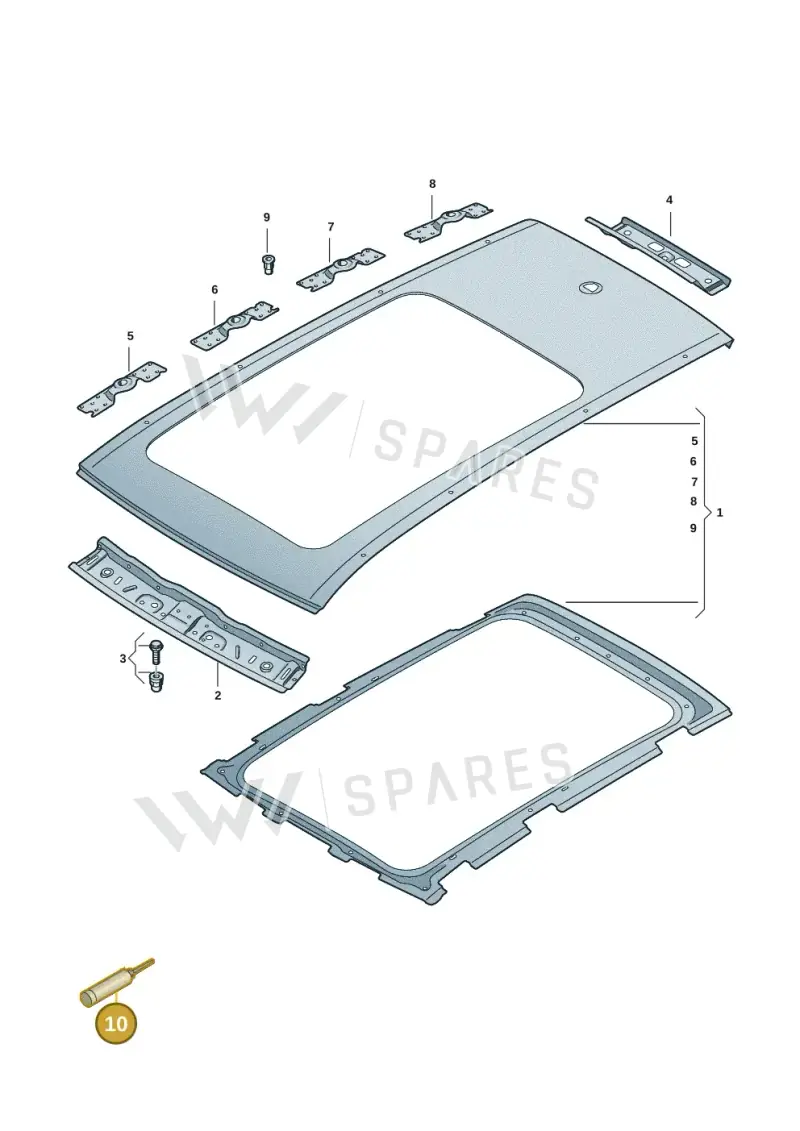 D00940104 — Skoda Superb Combi (2023-) diagram 3p0817010, position 10