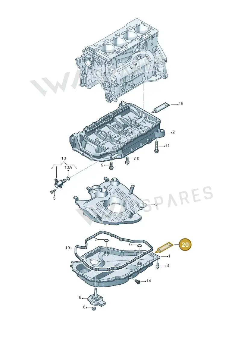 D174003A2 — Skoda Octavia (2017-2020) diagram 746103110, position 20