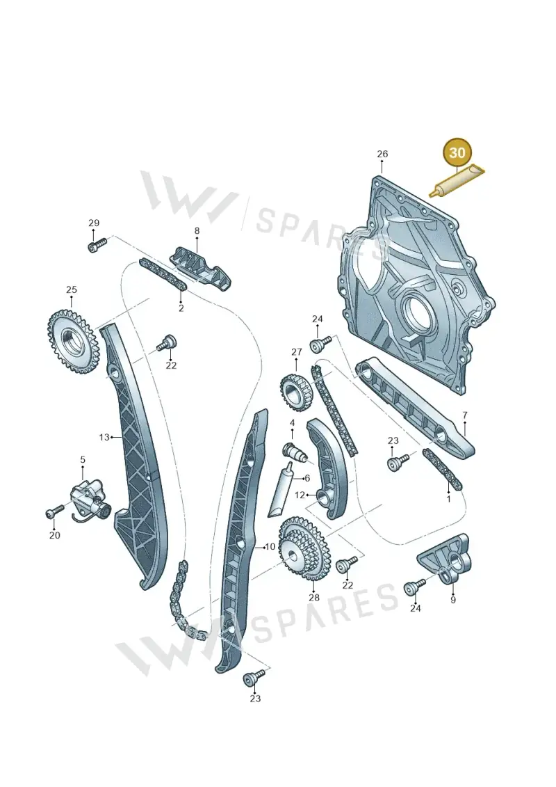 D174003M2 — Skoda Superb Combi (2023-) diagram 849109030, position 30