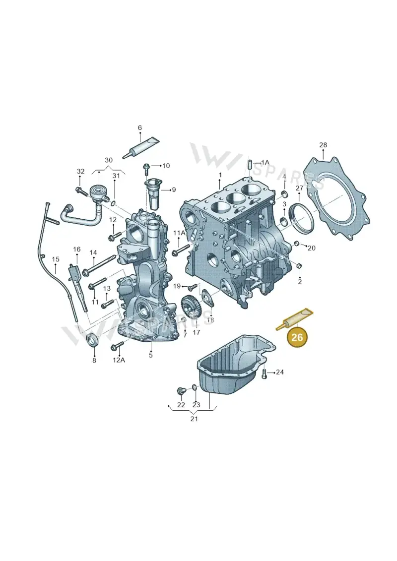 D176600M1 — Skoda Rapid (2012-2022) diagram 253103050, position 26
