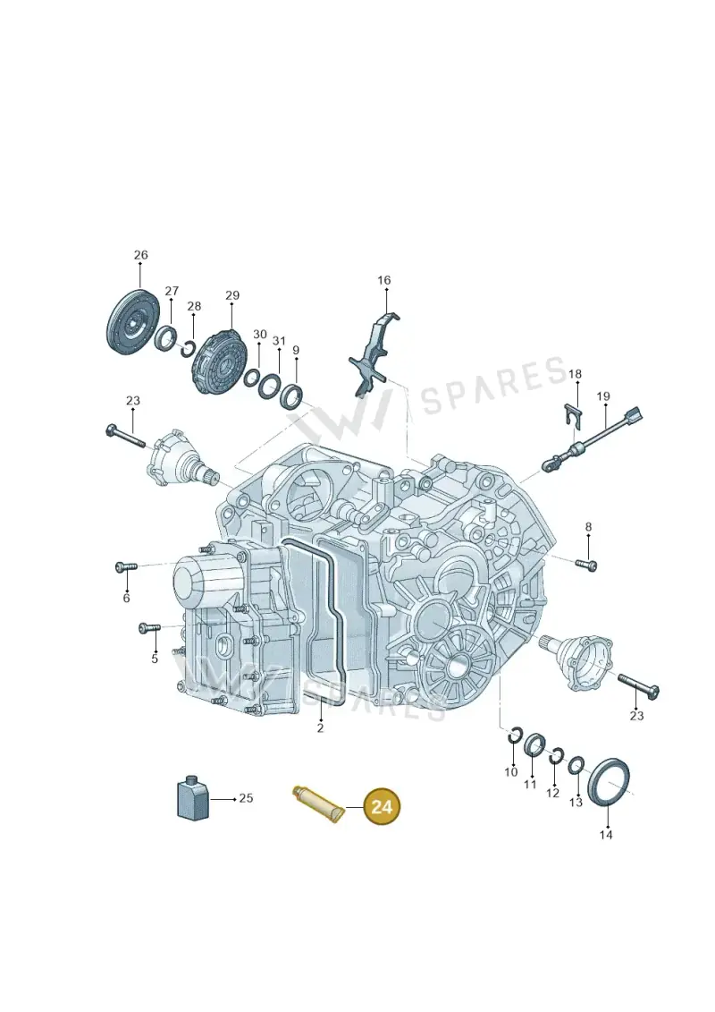 D176600M1 — Skoda Yeti (2013-2017) diagram 714360000, position 24