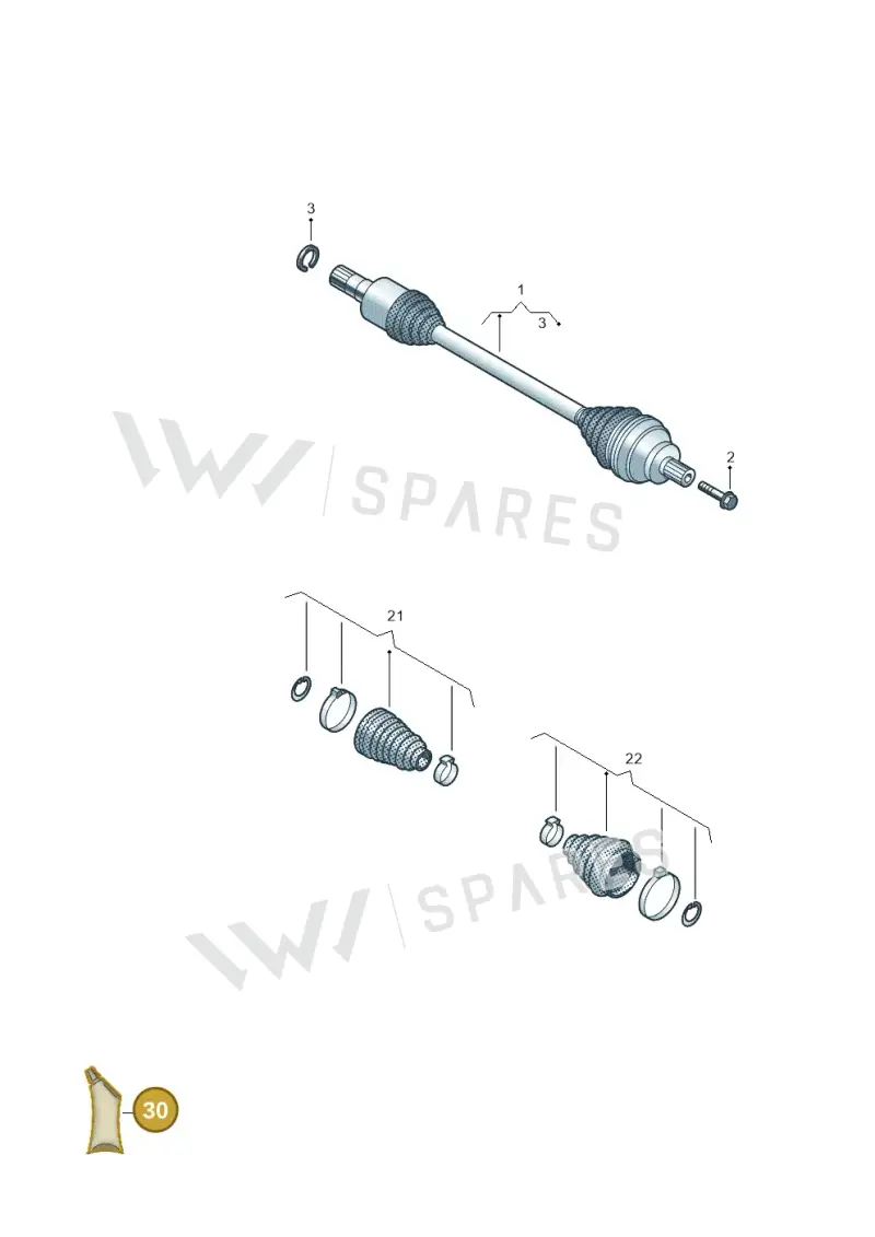 D185400A3 — Skoda Enyaq (2020-) diagram 10a501015, position 30