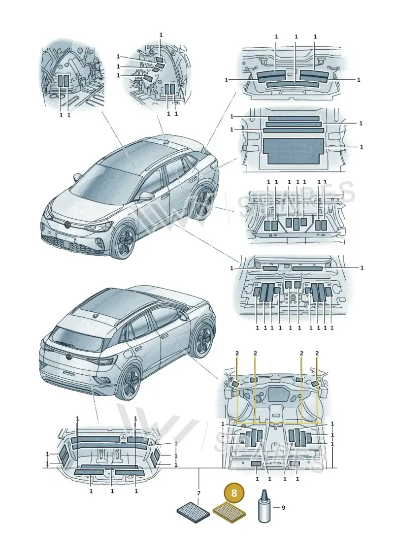 D378500A2 — Skoda Enyaq (2020-) diagram 11a863300, position 8