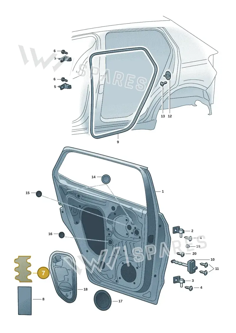 D378500A2 — Skoda Fabia (2021-) diagram 6vn833000, position 7