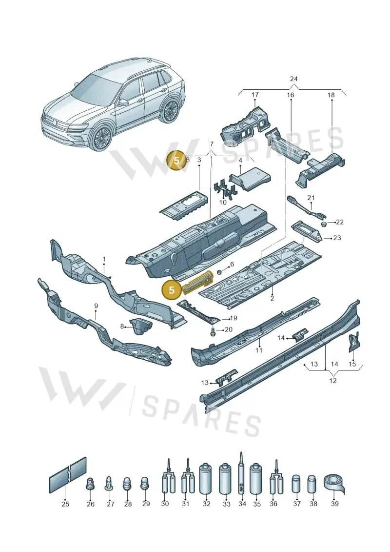 D476KD2M3 — Skoda Kodiaq (2016-2024) diagram 804803010, position 5