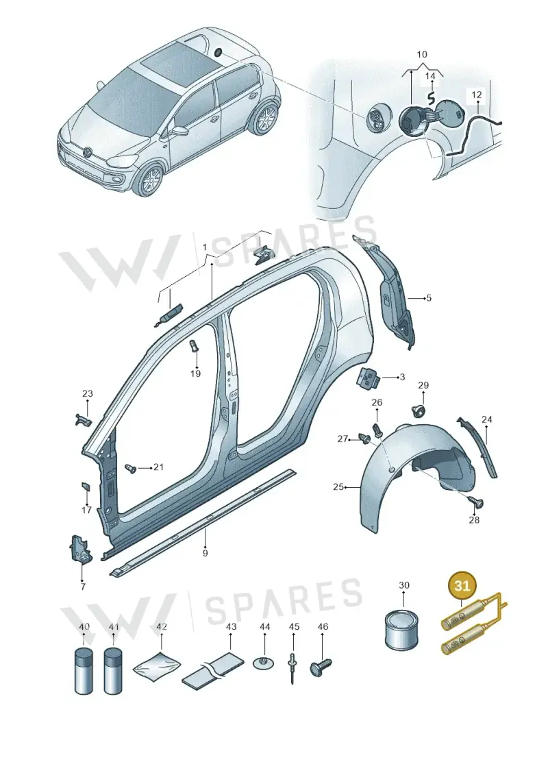 D506110A2 — Skoda Citigo (2019-2021) diagram 772809700, position 31
