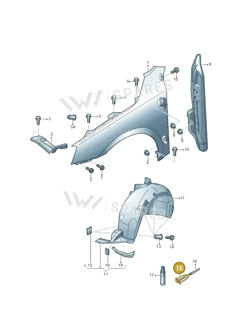 DA001730A2 — Skoda Octavia (2017-2020) diagram 805821010, position 15