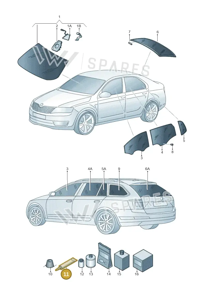 DH009100A2 — Skoda Octavia (2017-2020) diagram 753845000, position 11