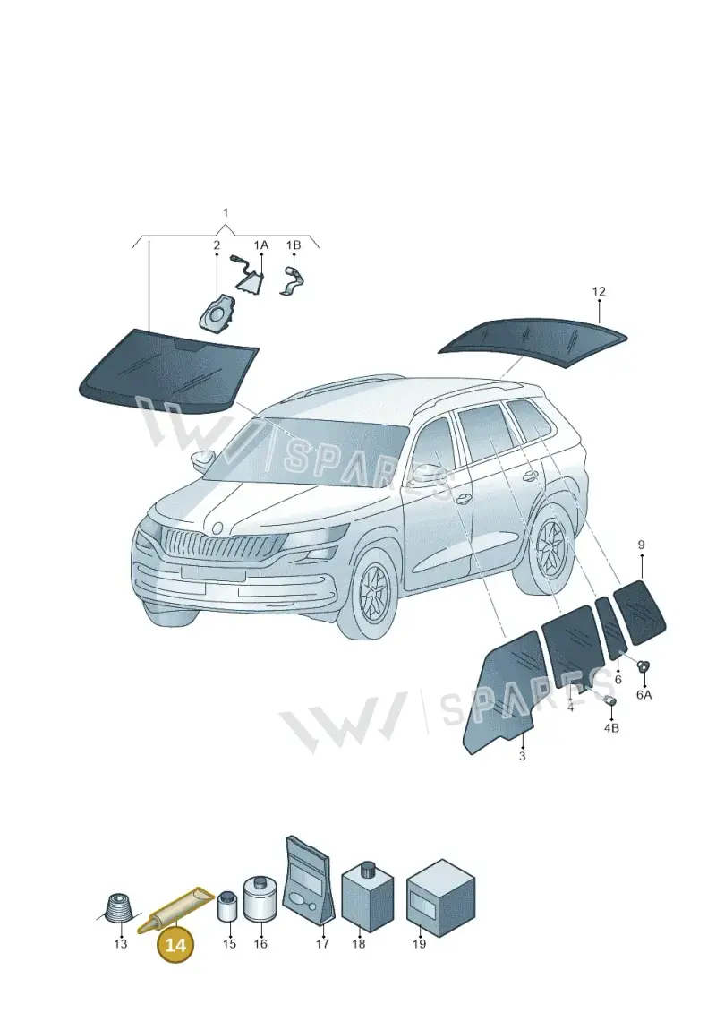 DH009100A2 — Skoda Kodiaq (2018-2022) diagram 804845000, position 14