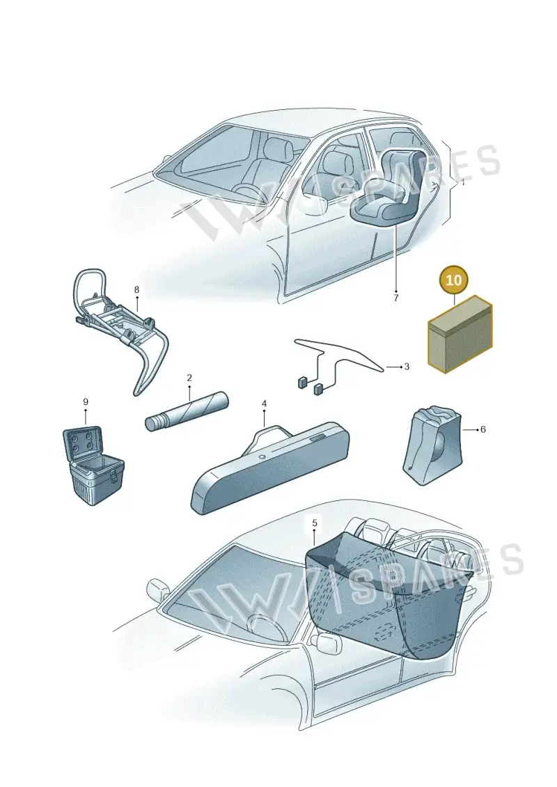 DMK770003 — Skoda ROOMSTER               06> (2006-) diagram 722019100, position 10