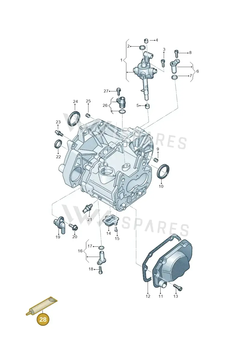 G052128A1 — Skoda Fabia (2021-) diagram 892305020, position 28